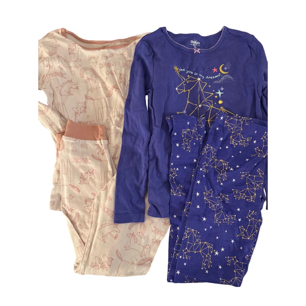 Carter's Unicorn pajamas bundle size 10